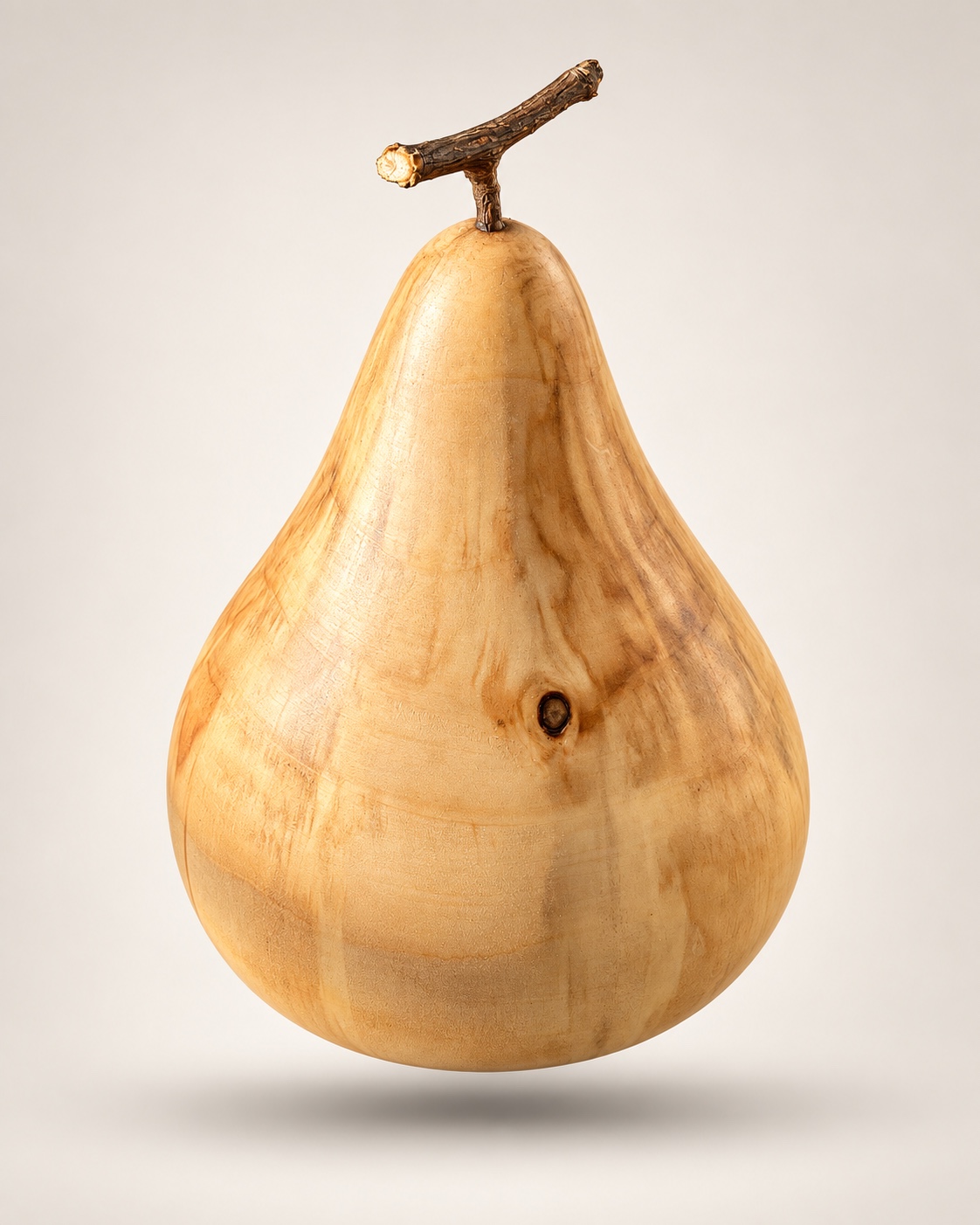 Détail de la poire tournée